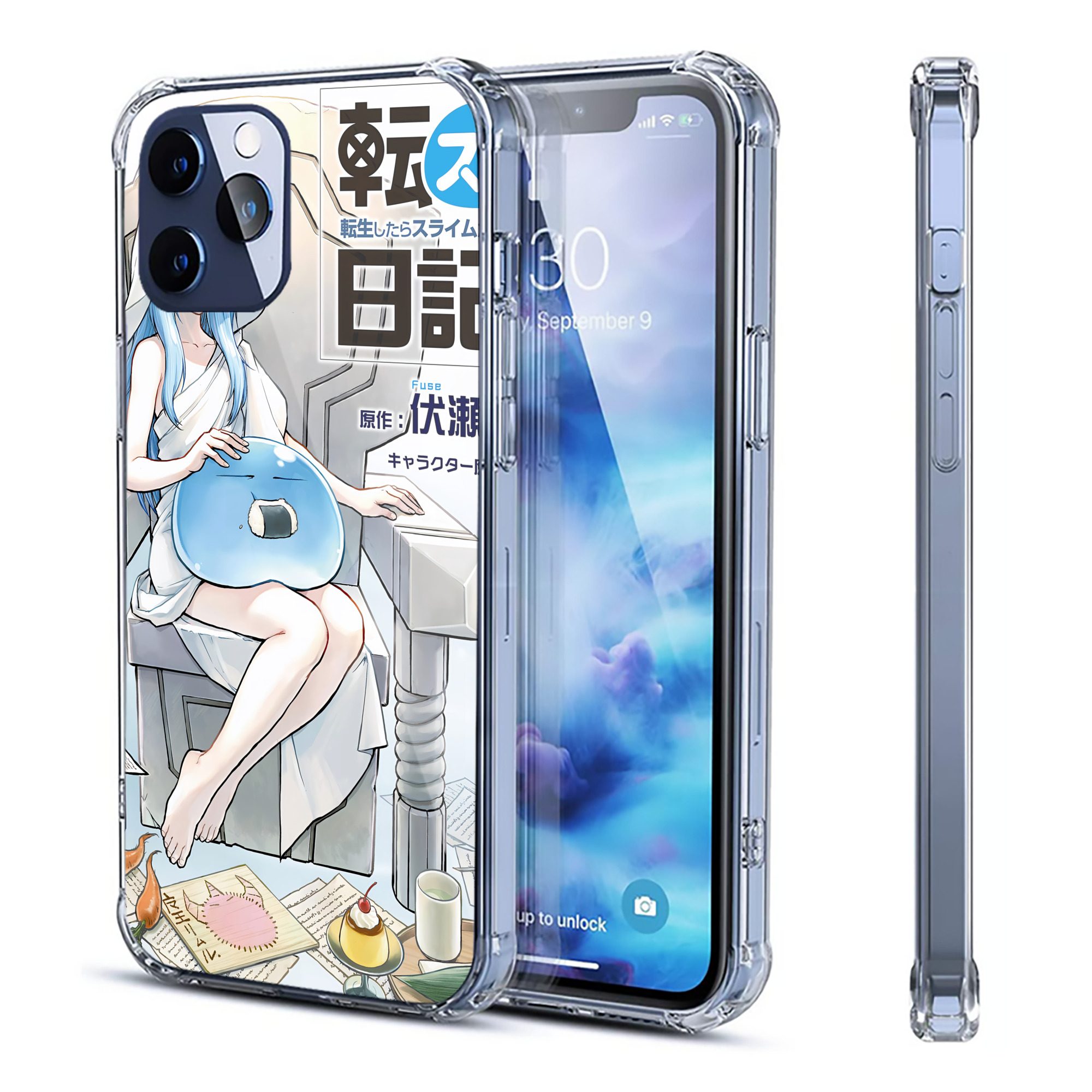 （画像用） 転スラ Regarding Reincarnated to Slime 【iPhone 12シリーズ対応】透明スマホケース（クリアソフトケース）